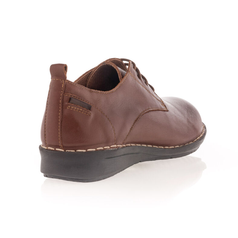 Brązowe buty sznurowane damskie / buty typu derby