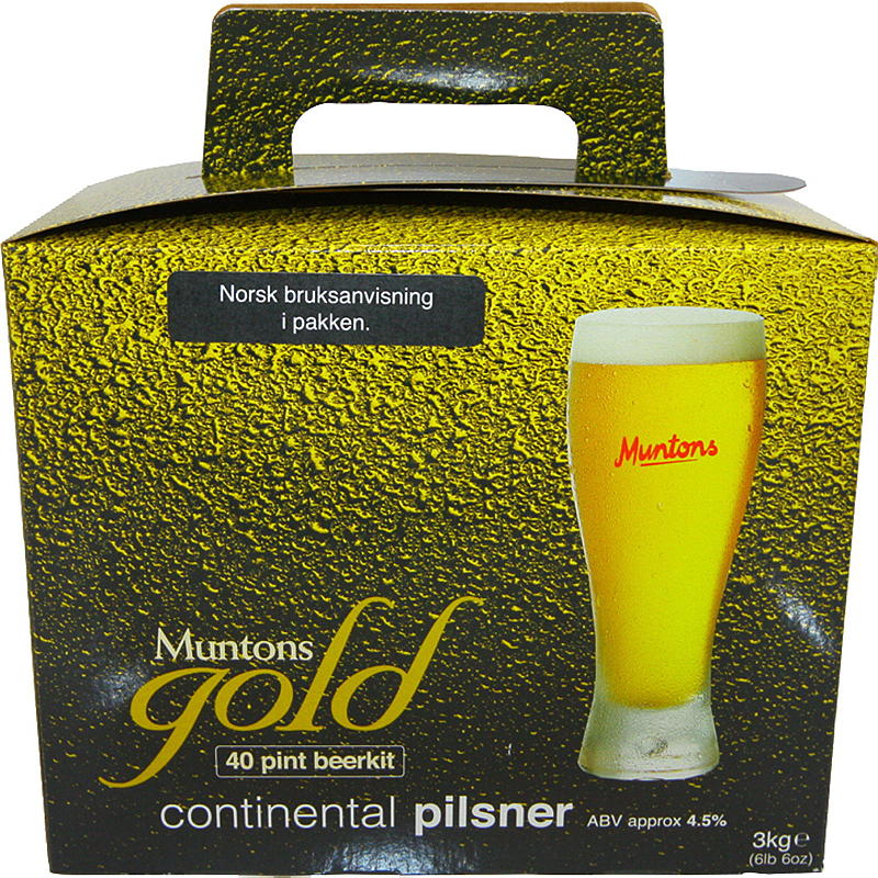 Muntonin kultainen mannermainen Pilsner