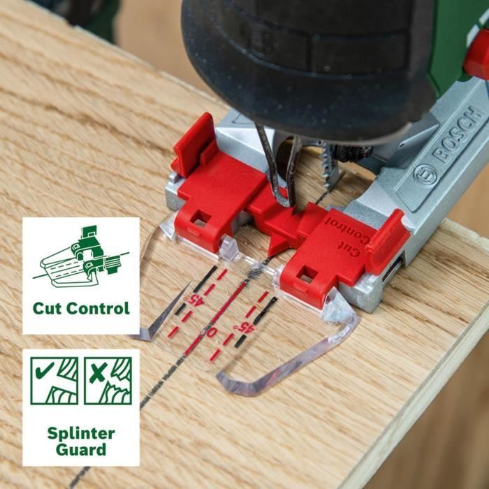 Sierra de calar de 18 V y 140 mm - BOSCH - AdvancedSaw - Batería de 18 V y 2,0 Ah + cargador
