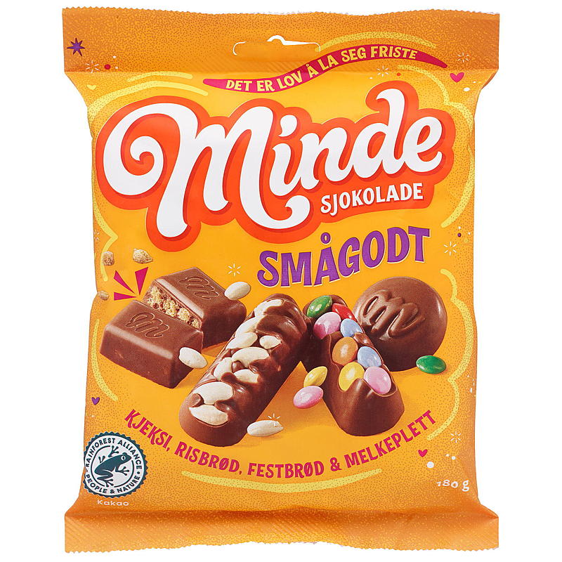 Minde Minde Snacks 180 g, geel