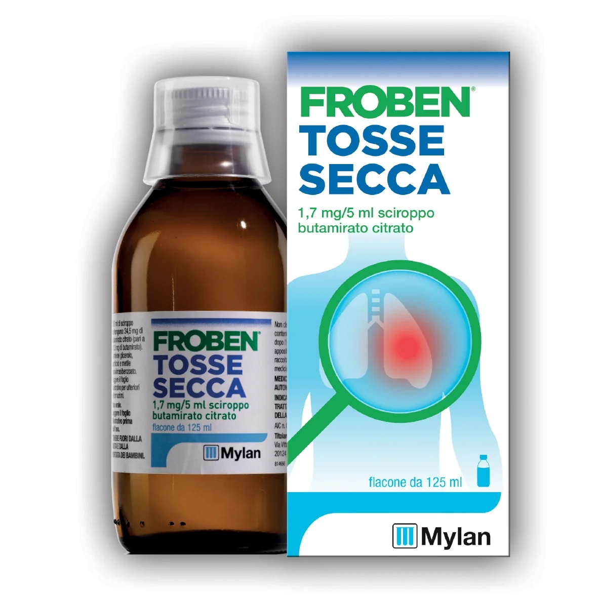 FROBEN Sirop contre la toux sèche Froben 125 ml mucolytique