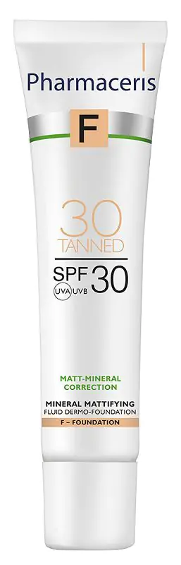 Pharmaceris F Mineralny dermo-fluid matujący SPF30 30 Tanned