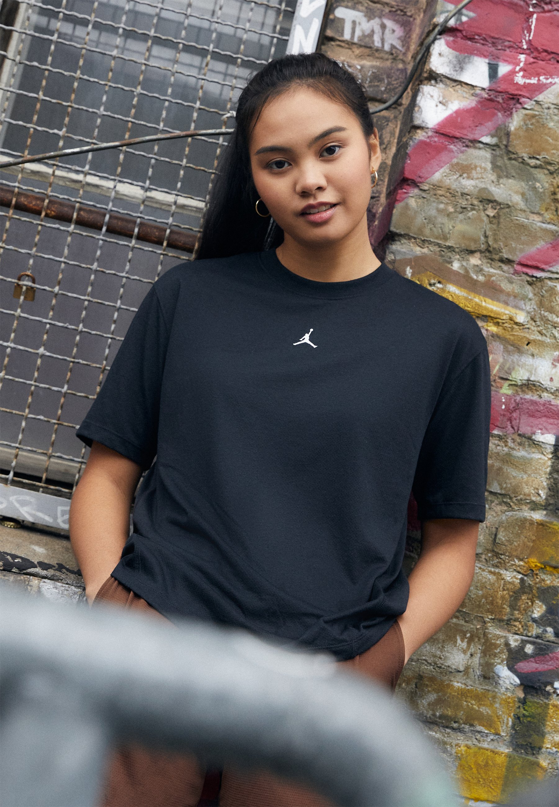 Jordan DIAMOND - Sport T-shirt - zwart