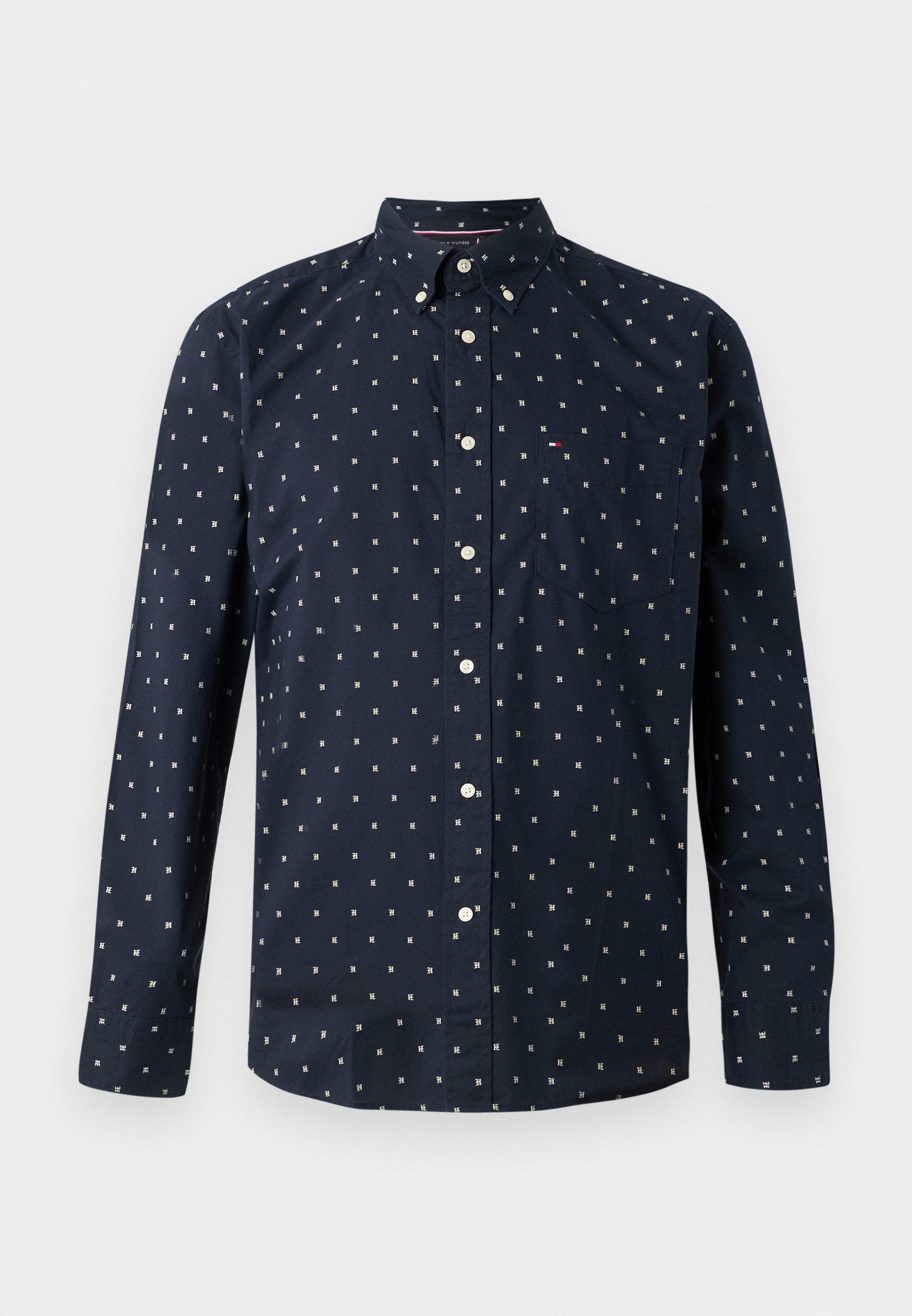 Tommy Hilfiger FLEX SMALL PRINT SHIRT - Shirt - desert sky