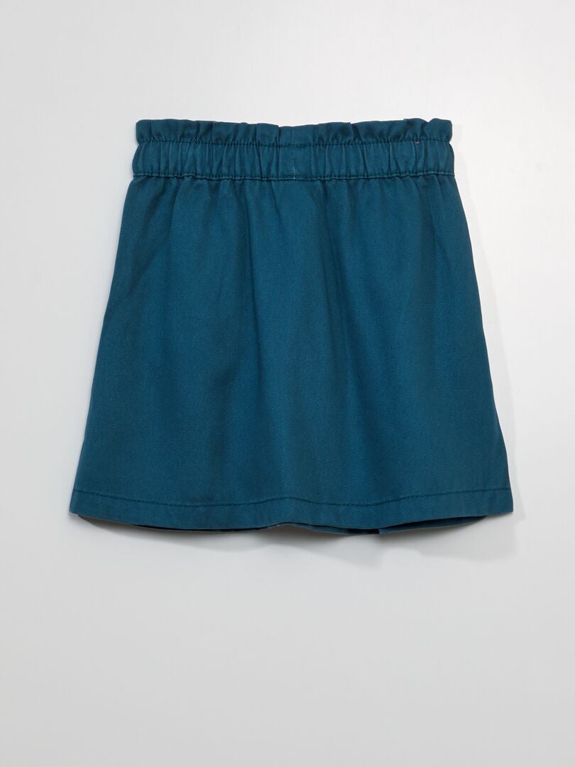 Papieren zakrok met zakken - BLAUW