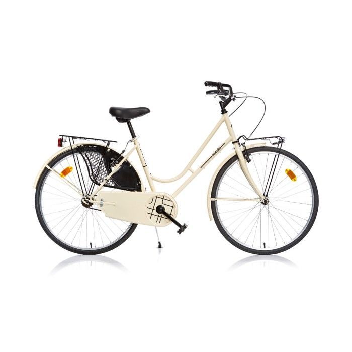 Holland barncykel, 26-tums stadscykel, krämfärgad damcykel från Dino Bikes