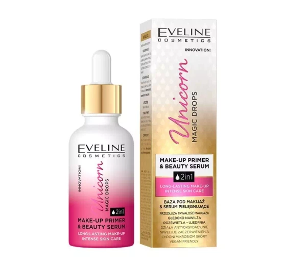Eveline Cosmetics Unicorn Magic Drops innowacyjna baza-serum pod makijaż 30 ml
