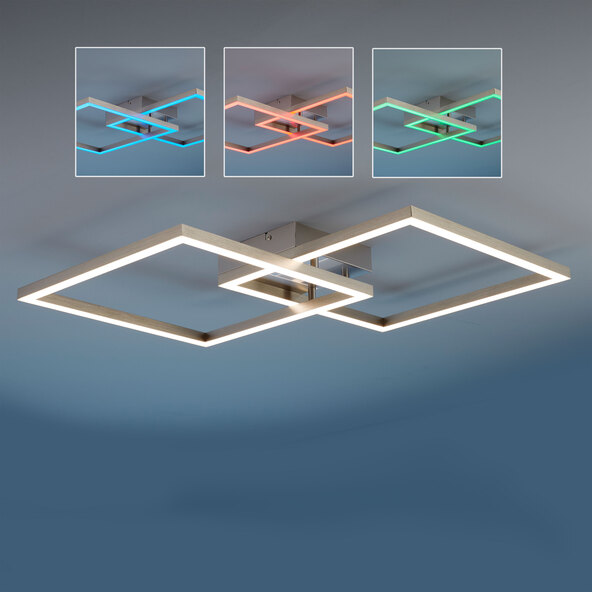 LOLAsmart MAXI LED ceiling light, 63 x 63 cm