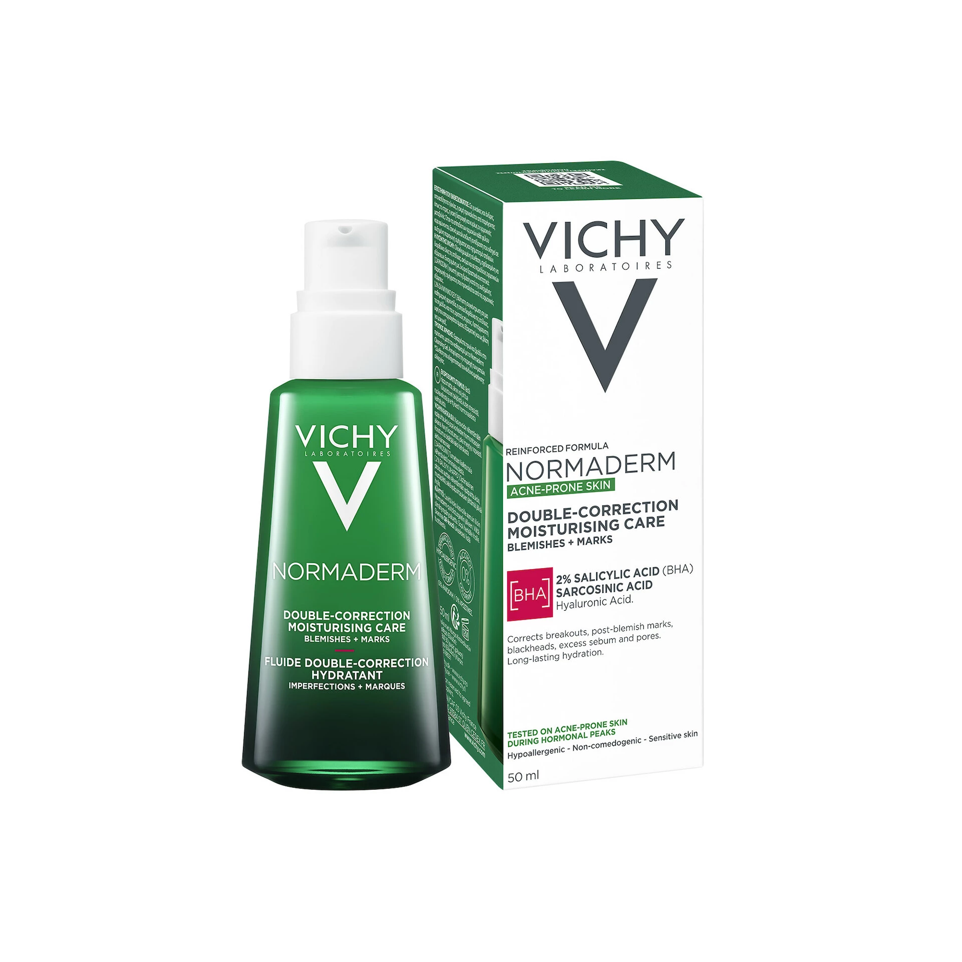 Normaderm Îngrijire zilnică dublă corectoare 50 ml - Vichy