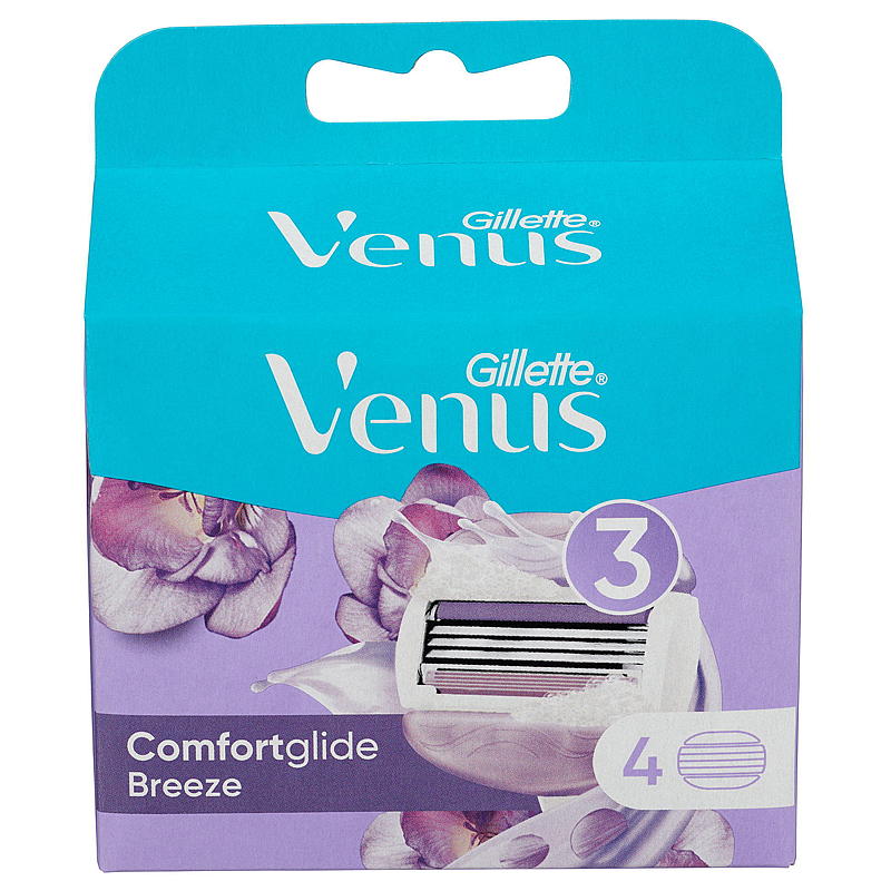 Lames Gillette, paquet de 4, Venus Comfort Breeze