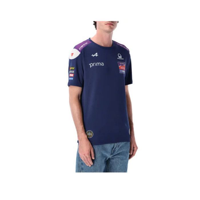 Camiseta Pramac Replica Team, Jack Miller, Miguel Oliveira, azul masculino