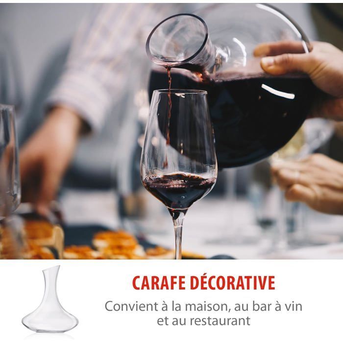 1 jarra de vino - decantador aireador, 1,78 litros