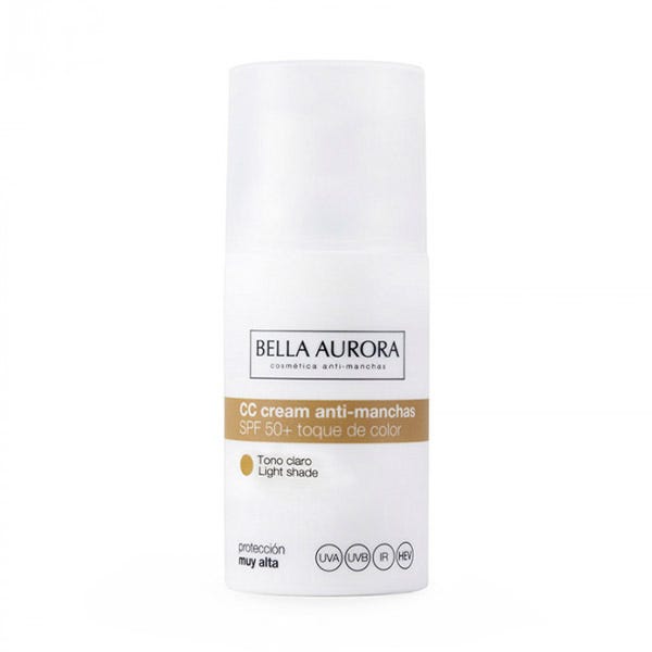 Färgkräm mot fläckar SPF 50