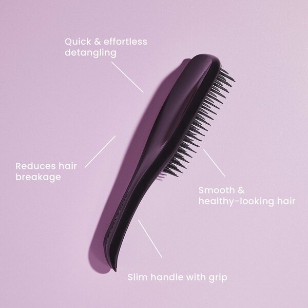 Krtača za lase Tangle Teezer The Wet Detangler, črna