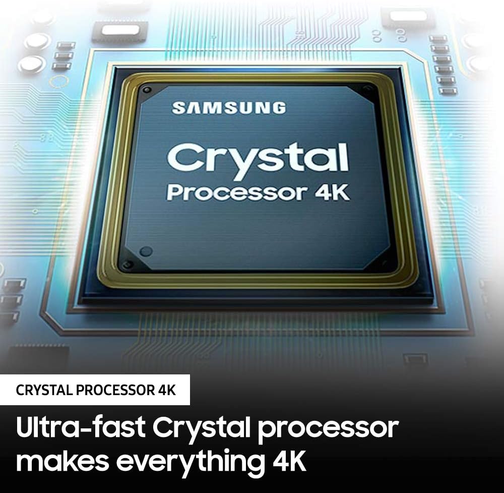 SAMSUNG 65-tuumainen Crystal UHD TU-8000 -sarja - 4K UHD HDR -älytelevisio, jossa on sisäänrakennettu Alexa (UN65TU8000FXZA, vuoden 2020 malli)