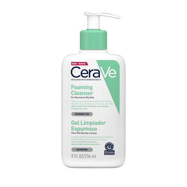 CeraVe Skummende Rensende Gel til Ansigt og Krop 236 ml