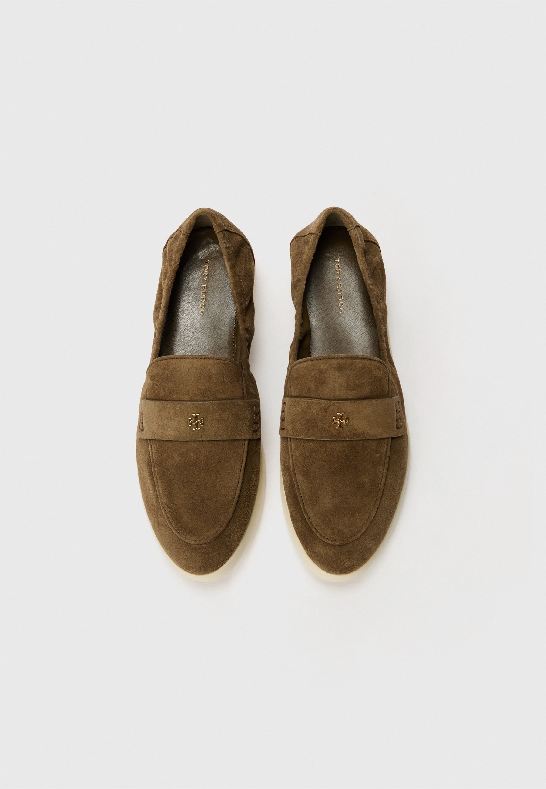 Tory Burch mocassins - geroosterde sesam