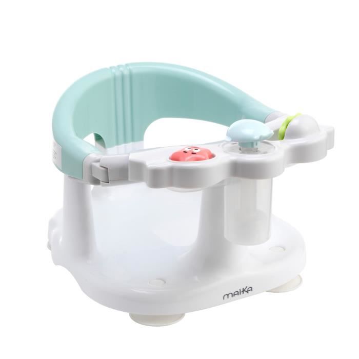 Witte babybadring - MAÏKA - Vanaf 6 maanden - Geïntegreerd speelgoed - Comfortabel - Stabiel