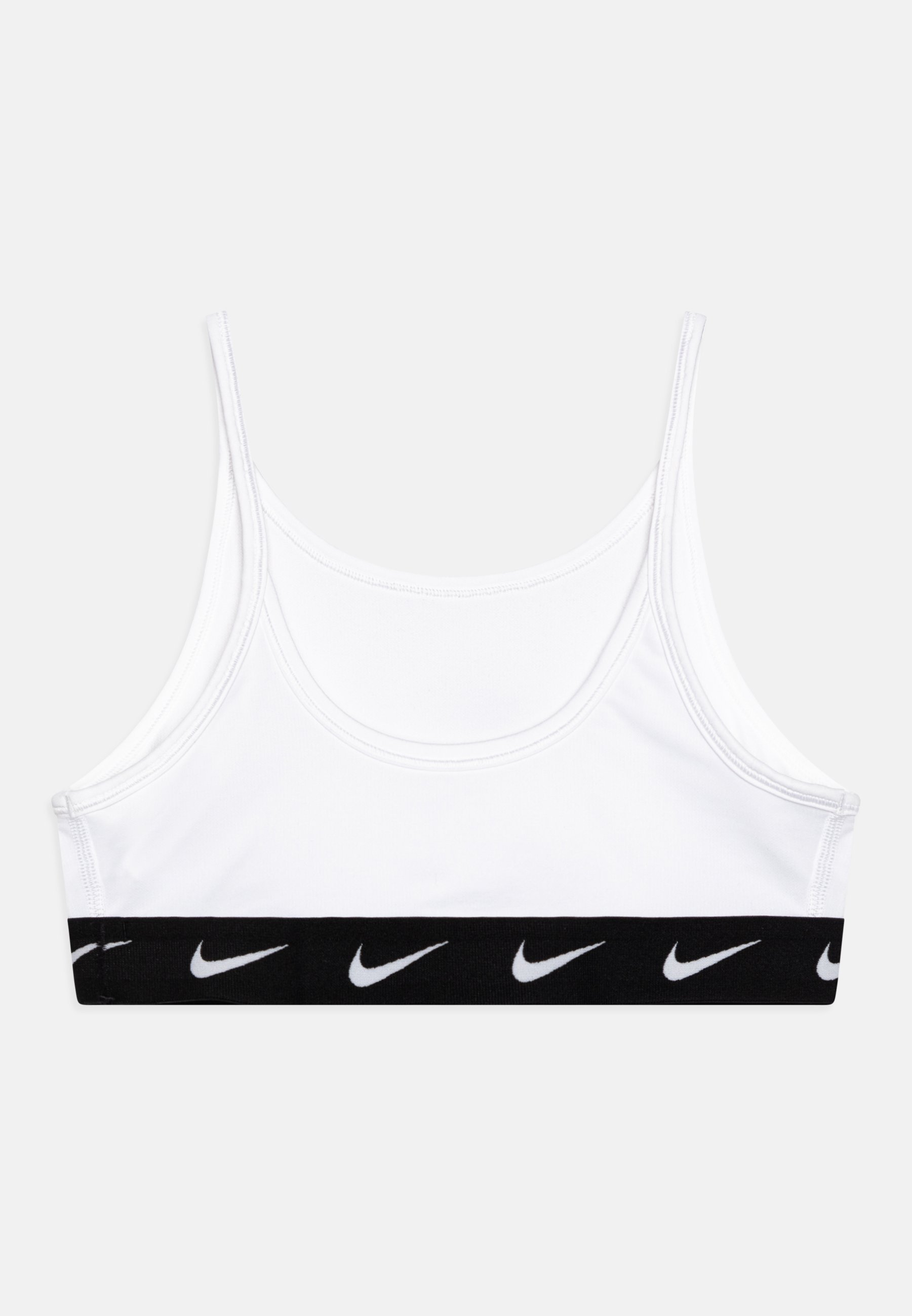 DF ONE BRA - Sportovní podprsenka - white/black