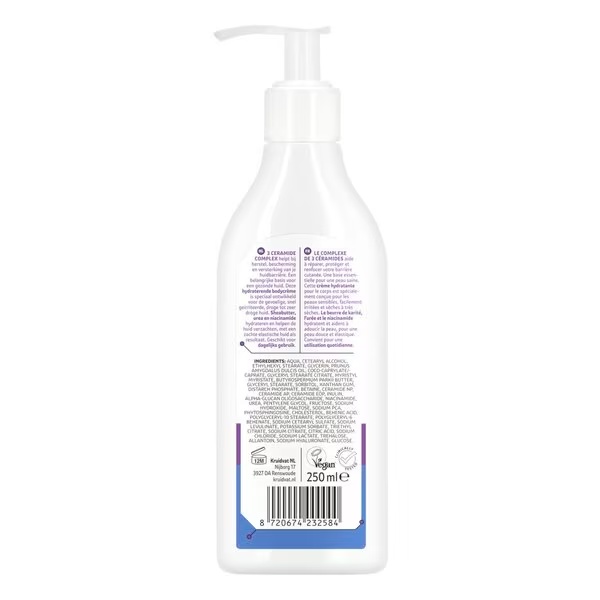 Vlažilna krema za telo Kruidvat Derma 250 ml