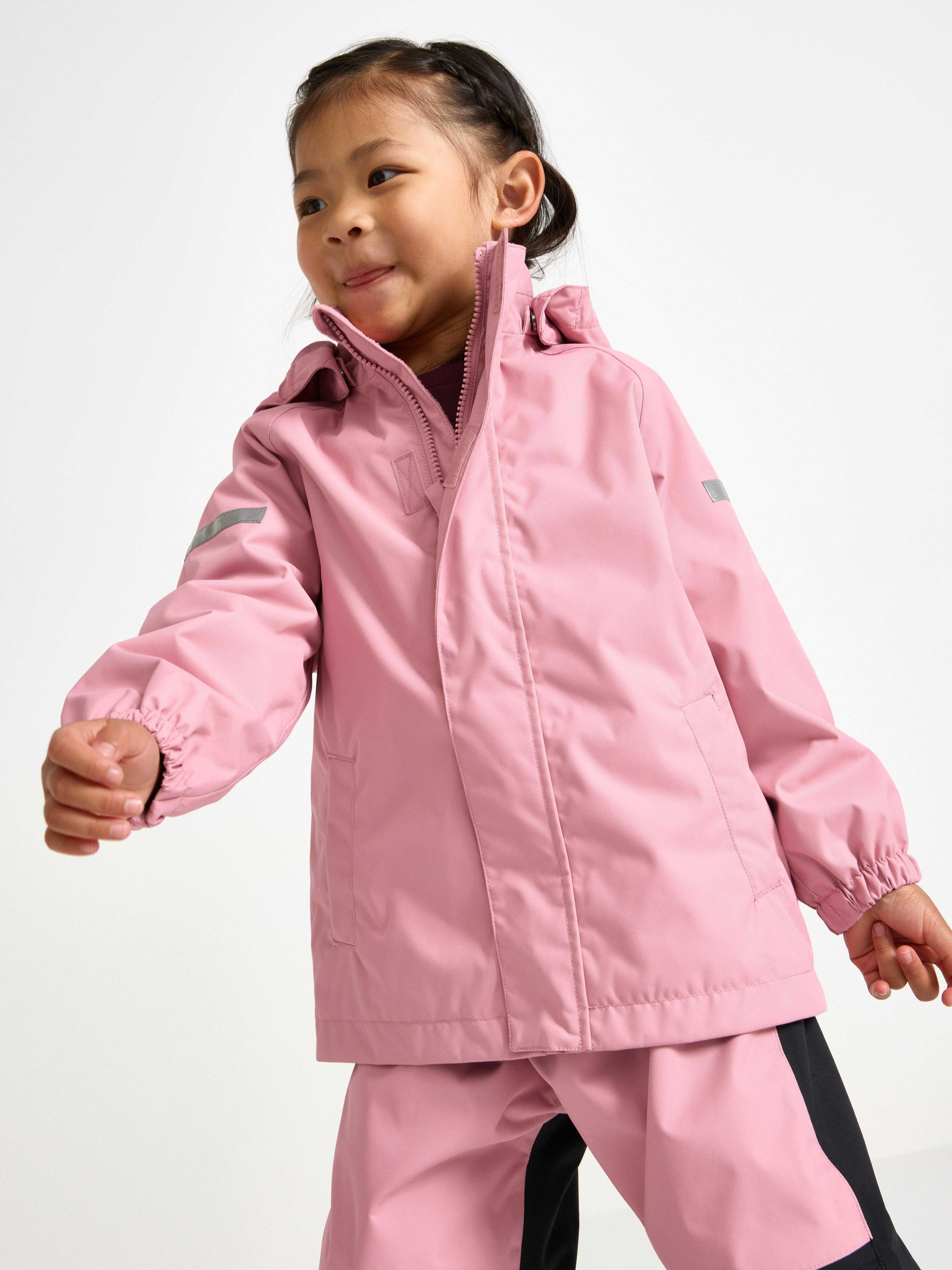 Nepromokavá shellová bunda Dark Dusty Pink