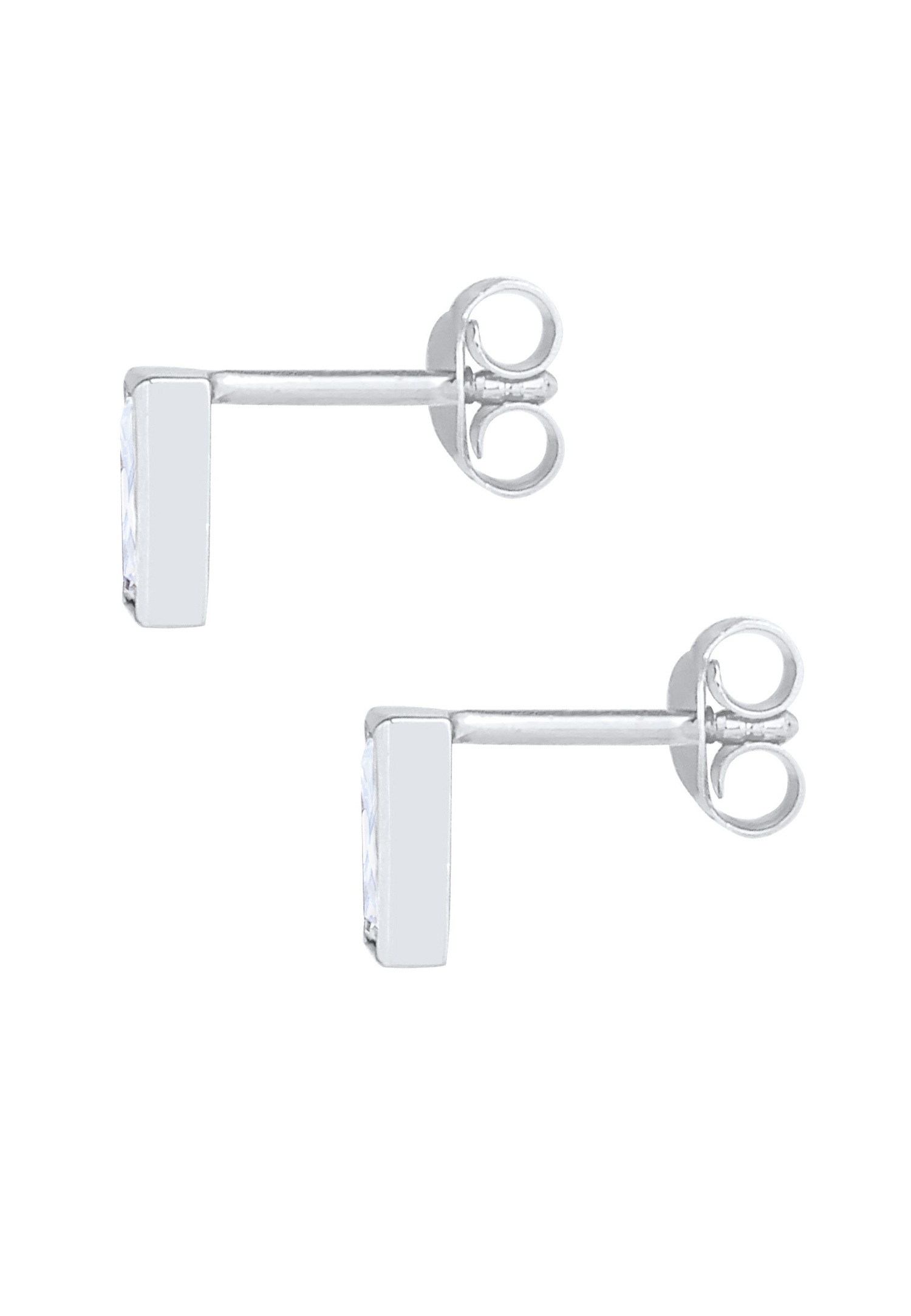 Elli Élégant Filigrane avec des Zircones Boucles d'Oreilles Femme - (925/1000) Argent Plaqué Or