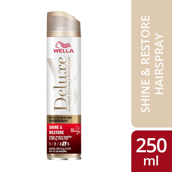 Laca Wella Deluxe Brillo y Reparación para el Cabello 250 ml