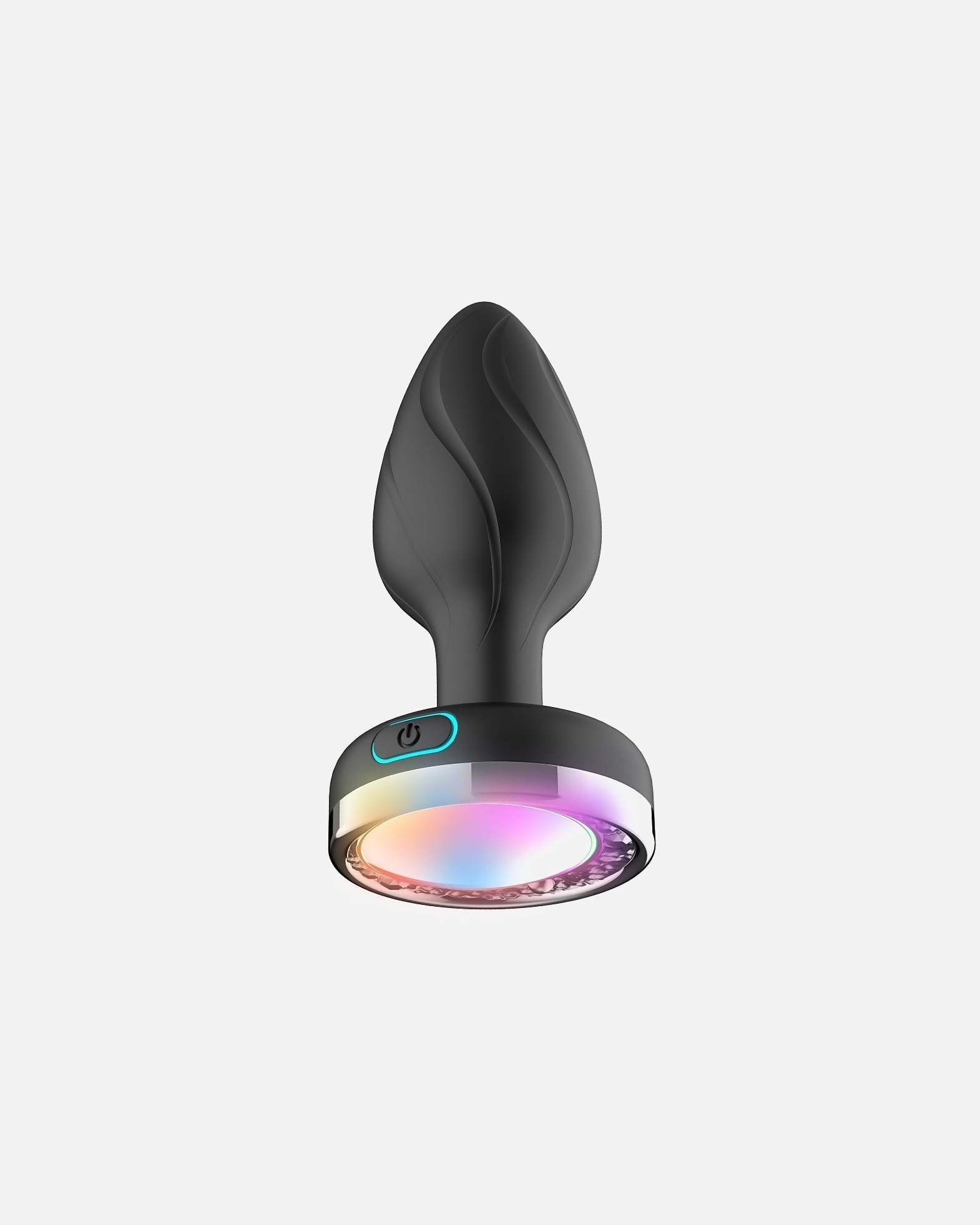 Intima Erotic aksesuārs - spīdošs anālais aizbāznis - melns
