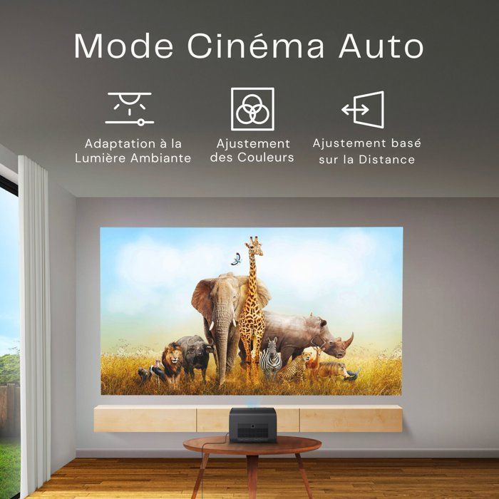 BENQ GP520 4K LED 2600 AI -elämäntapaprojektori Google TV:llä