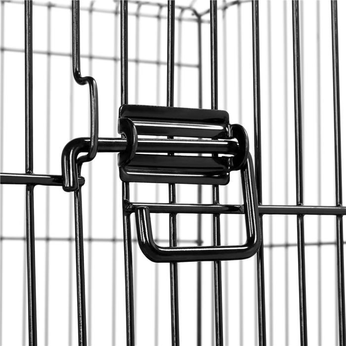 Yaheetech Cage oiseaux sur Roulettes Perruche Perroquet Canari Calopsitte Conure Pinson Inséparable Exterieur 59 x 59 x 139,5 cm