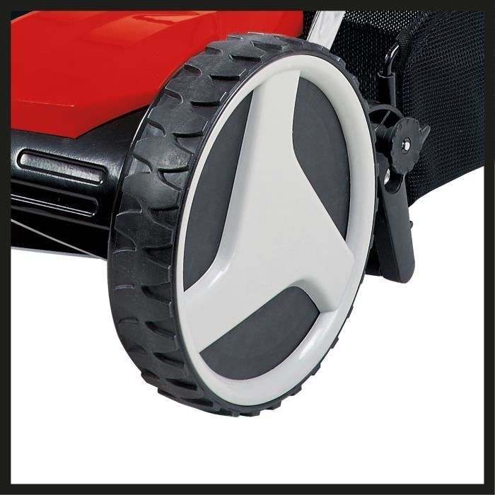 Einhell Tondeuse à gazon manuelle GC-HM 38 S-F (jusquà 250 m², réglage de la hauteur de 13 à 38 mm, bac de ramassage: 26L)
