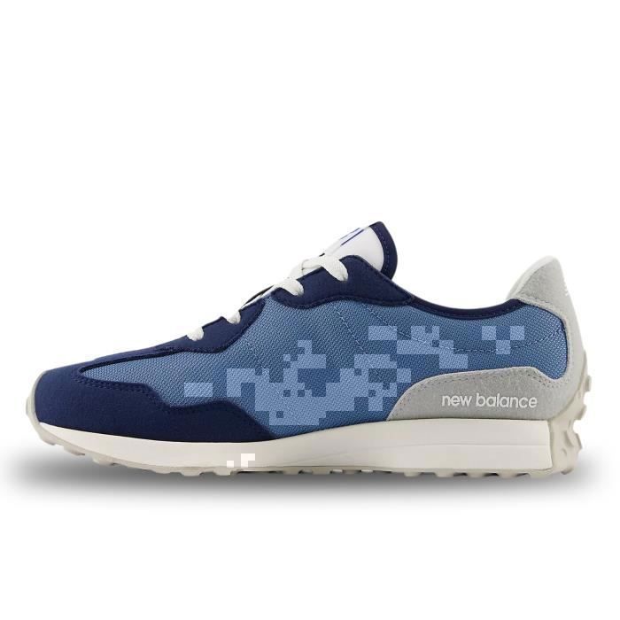 Chaussures pour garçon - NEW BALANCE - 327 - Bleu - Lacets - Textile