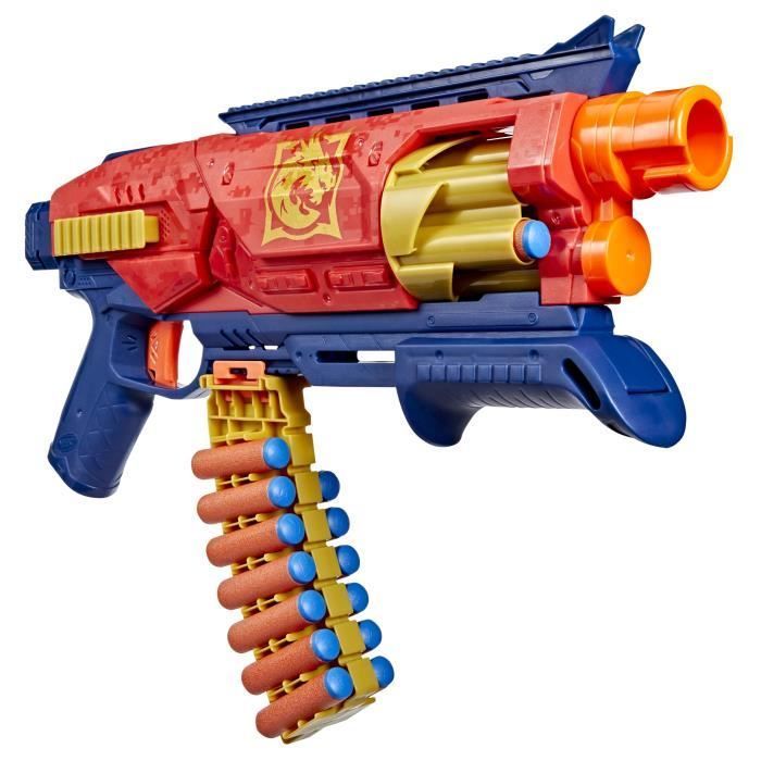 Nerf Loadout Shadowspeed Recon Blaster mit Aufbewahrungsmöglichkeit für die 14 mitgelieferten Nerf N1 Darts, 6-Schuss-Drehtrommel, Spielzeug
