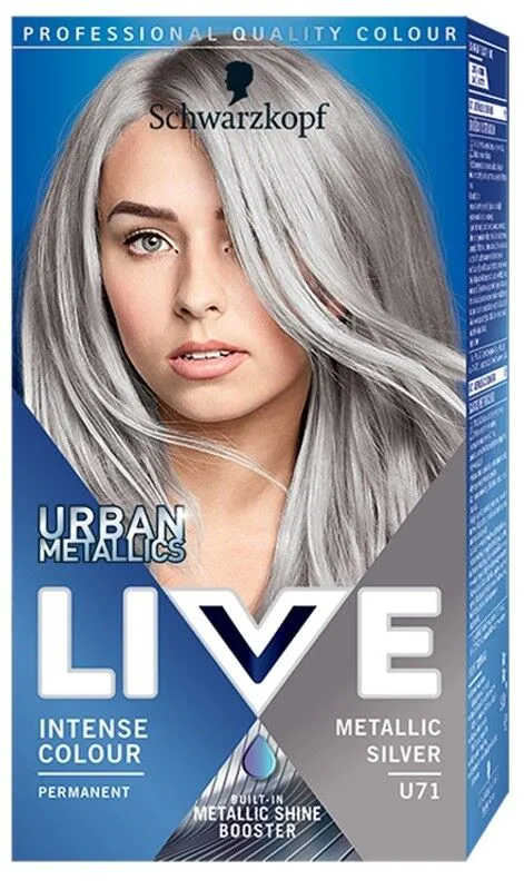 Schwarzkopf Live Urban Metallics krem koloryzujący U71 Metallic Silver