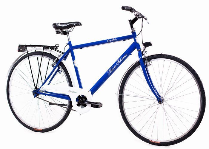 MARIO SCHIANO vélo de ville 28 homme , 1 vitesse , Bleu