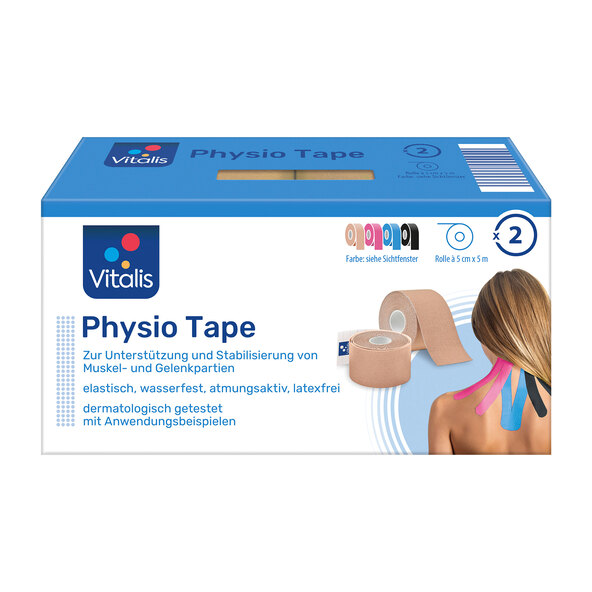 Fysiotherapietape, set van 2, beige