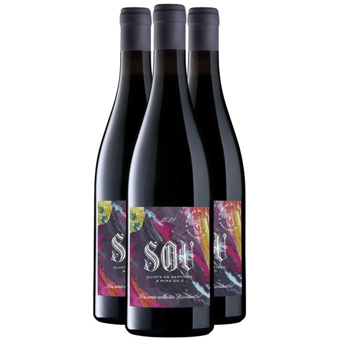 Quinta de Santiago e Mira do O Sou Dissidente 2021 - Vinho Verde - Vin Rouge du Portugal (3x75cl)