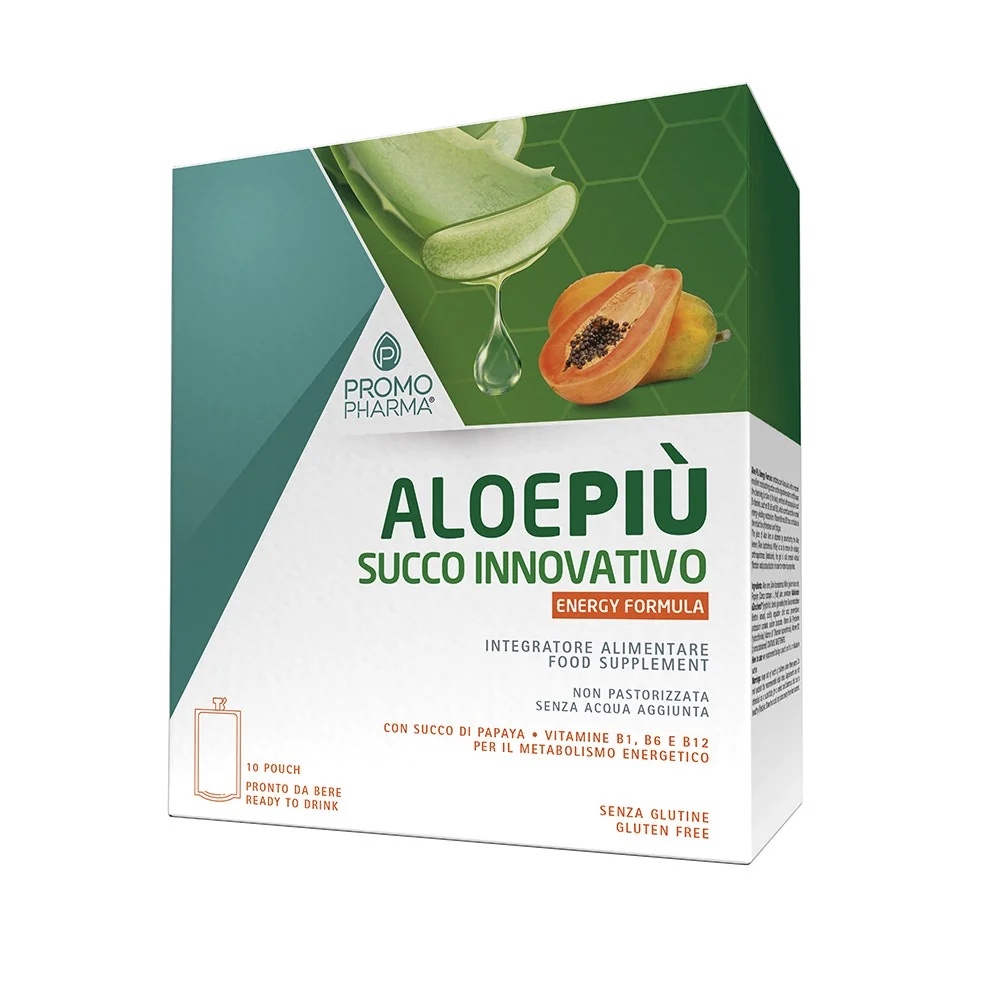 ALOE PIU' Complément énergétique à l'aloe vera Piu' 10 sachets