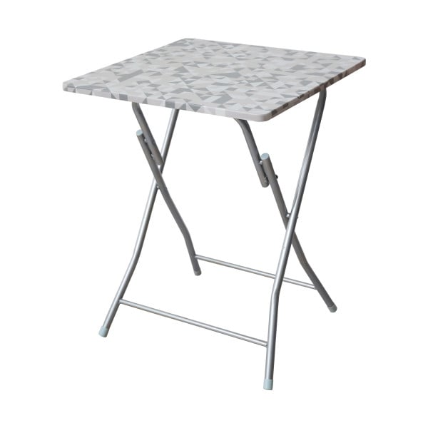 Stolik turystyczny Flower Silver 60 x 60 cm PATIO