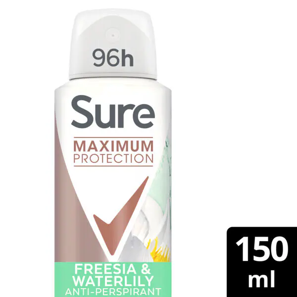 „Sure Max Pro“ frezijų ir vandens lelijų kvapas, 150 ml