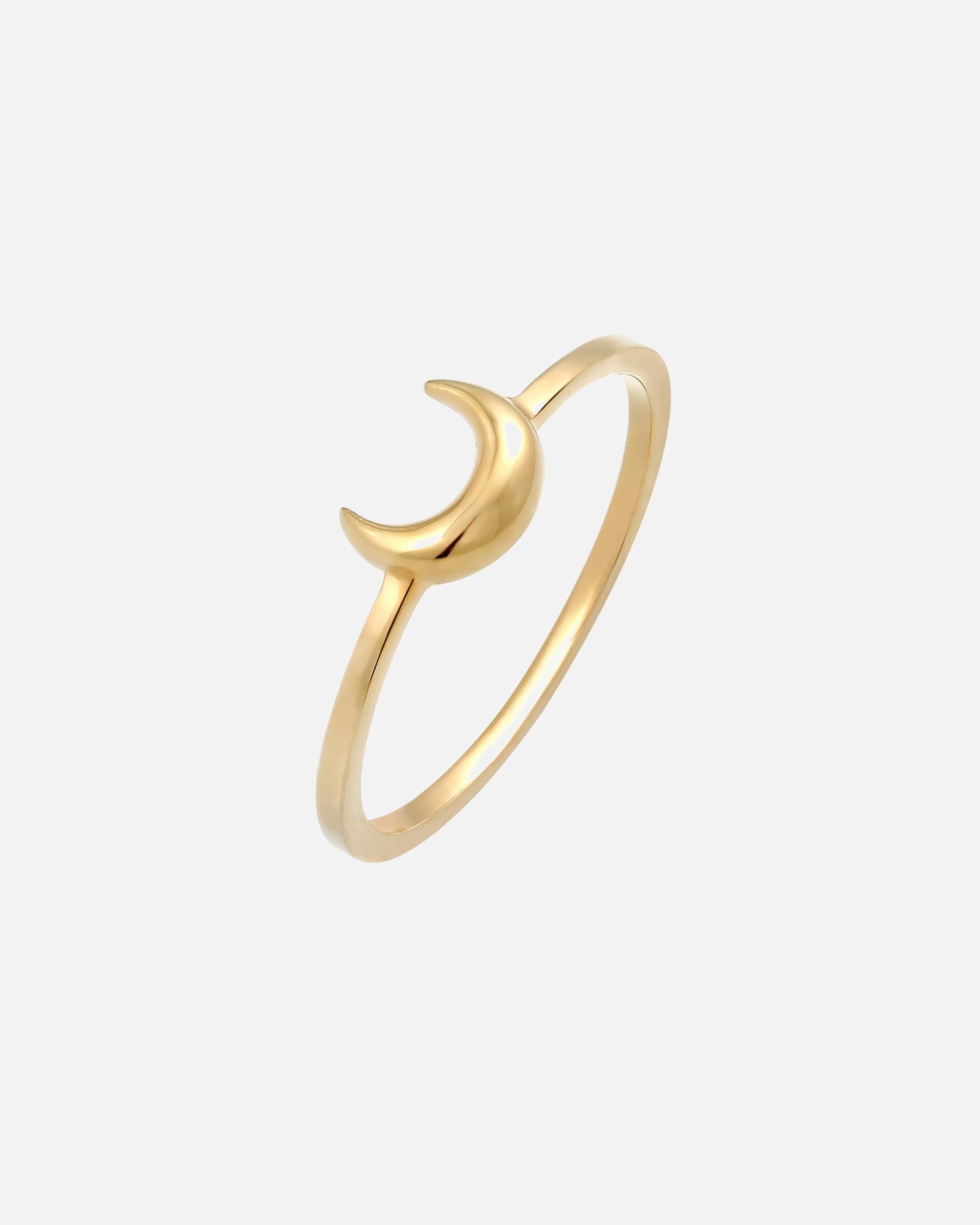 Elli Femme Half Moon Astro Basic Trend en argent sterling 925 plaqué or