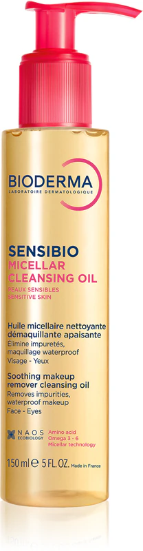 Óleo de limpeza micelar Bioderma Sensibio