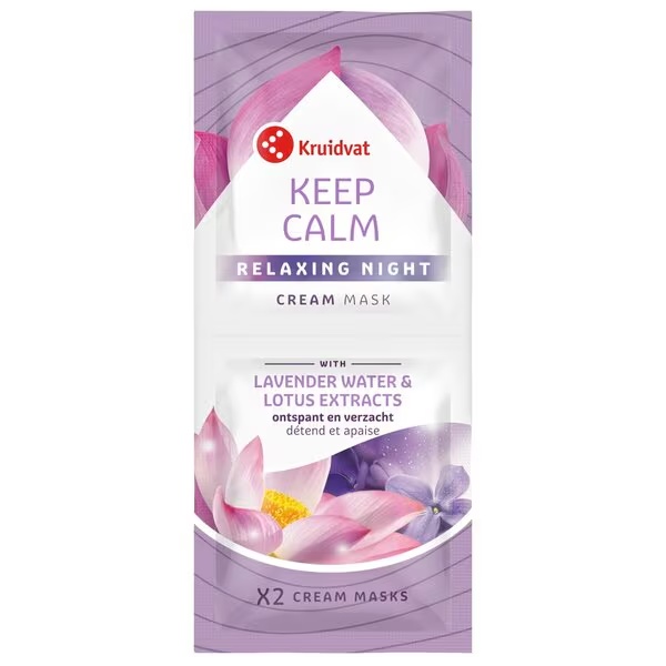 Kruidvat Keep Calm opuštajuća kremasta maska<br>16 ml, za sve tipove kože