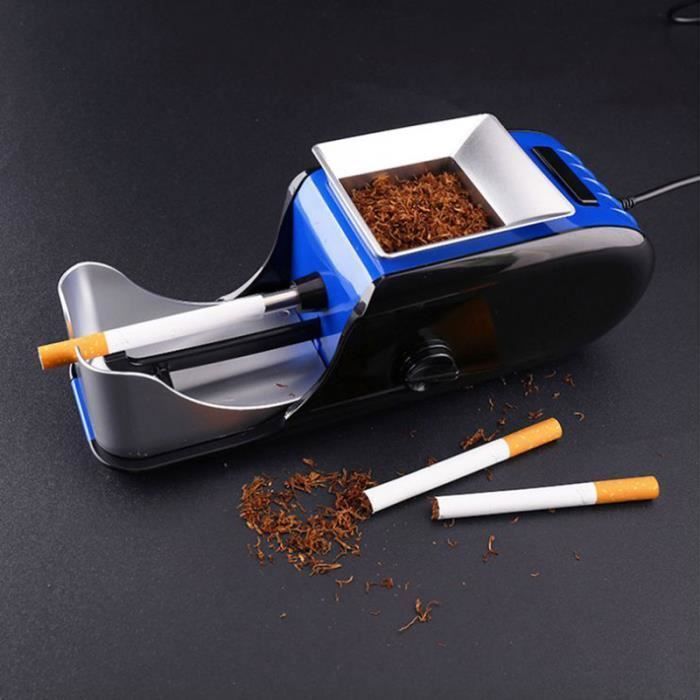 Tubeuse Électrique Automatique, Machine à Tuber Les Cigarettes Cadeau DE Noël Anniversaire pour Homme Père - BLEU