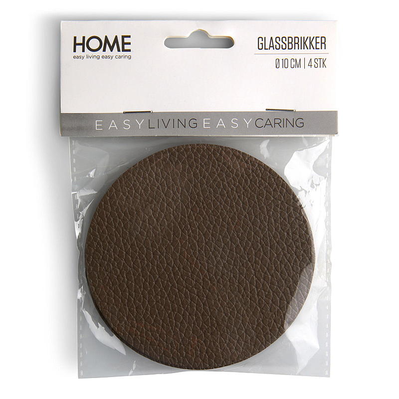 Hjemmematter 4-pakning brune