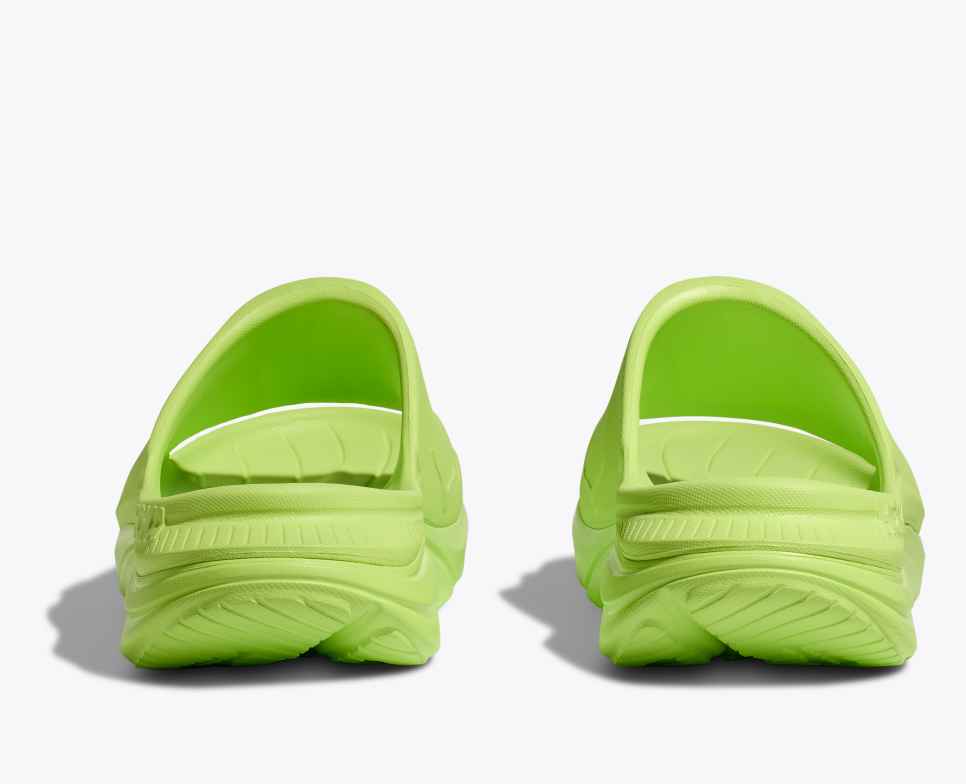 HOKA Diadema deportiva Ora color lechuga/blanco