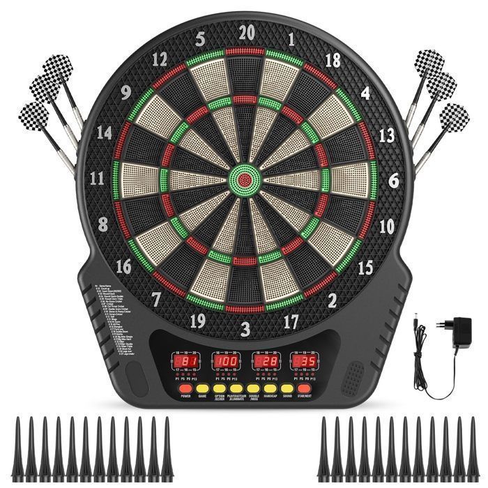 Professioneel elektronisch dartbord, elektronisch dartspel voor 16 spelers met display