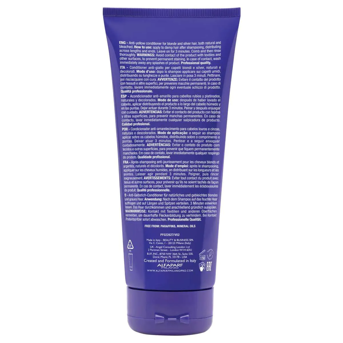 Alfaparf Milano Semi di Lino Blonde & Brunette Odżywka do włosów blond i siwych