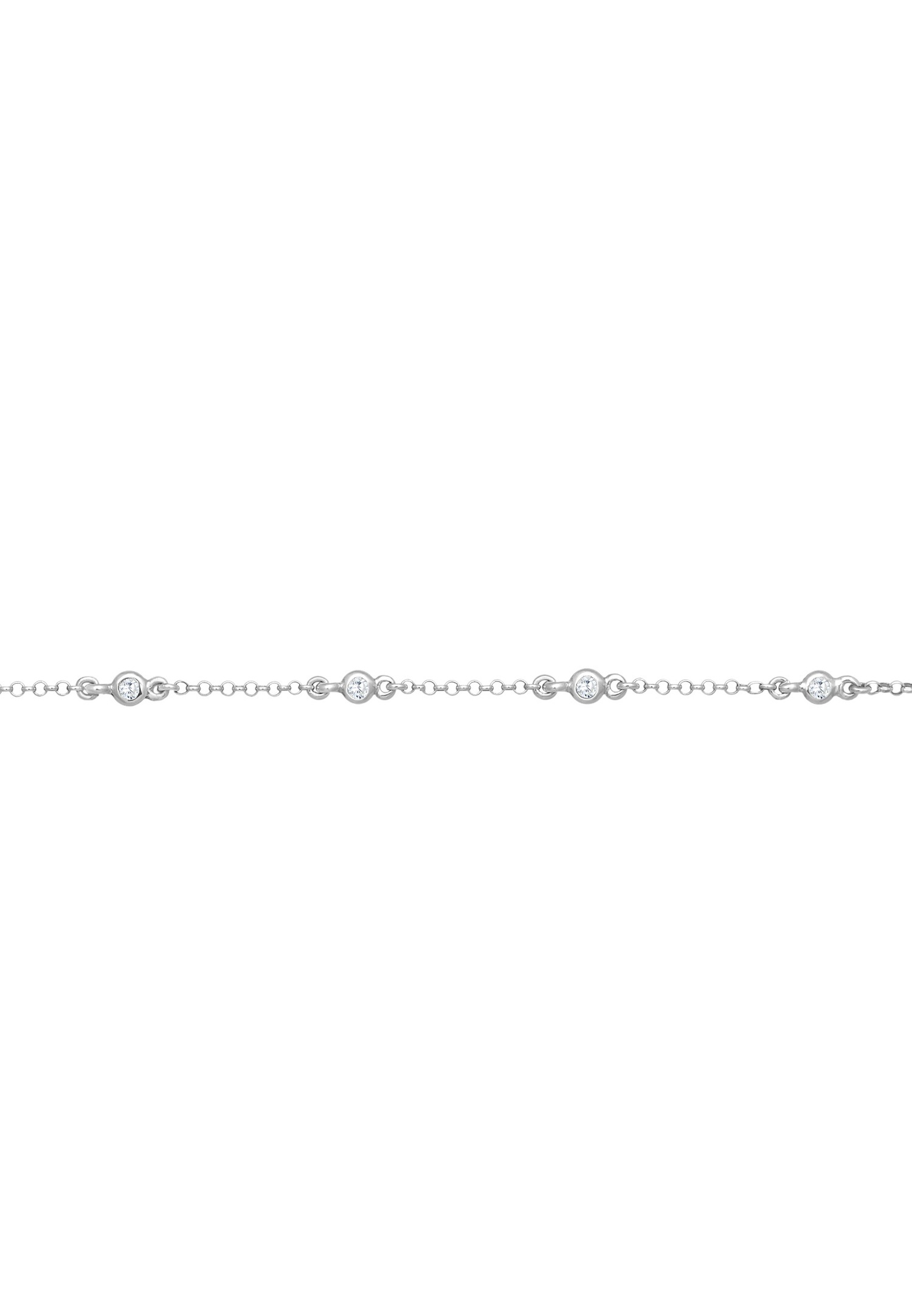 Elli PREMIUM Elli PREMIUM Collier Femmes Choker élégant avec topaze en argent sterling 925