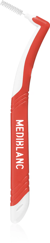 Escova interdental angular MEDIBLANC, pacote com 6 unidades.